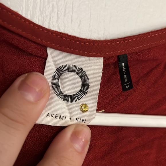 Anthropology orange embroidery shirt - Picture 3 of 4